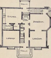 Picture 58 of 383 from The country house; a practical manual of the planning and construction of the American country home and its surroundings (1905), leaf 65