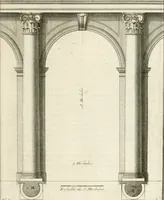 Picture 48 of 280 from Cours d'architecture : qui comprend Les ordres de Vignole, avec des commentaires, les figures & les descriptions de ses plus beaux bâtimens, & de ceux de Michel-Ange, des instructions et des preceptes, & plusieurs nouveaux desseins concernans la distribution & la décoration, la matière & la construction des édifices, la maçonnerie, la charpenterie, la couverture, la serrurerie, la menuiserie, le jardinage, & géneralement tout ce qui regarde l'art de bastir (1738), leaf 158