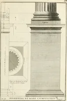 Picture 50 of 280 from Cours d'architecture : qui comprend Les ordres de Vignole, avec des commentaires, les figures & les descriptions de ses plus beaux bâtimens, & de ceux de Michel-Ange, des instructions et des preceptes, & plusieurs nouveaux desseins concernans la distribution & la décoration, la matière & la construction des édifices, la maçonnerie, la charpenterie, la couverture, la serrurerie, la menuiserie, le jardinage, & géneralement tout ce qui regarde l'art de bastir (1738), leaf 162