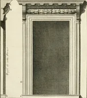 Picture 73 of 280 from Cours d'architecture : qui comprend Les ordres de Vignole, avec des commentaires, les figures & les descriptions de ses plus beaux bâtimens, & de ceux de Michel-Ange, des instructions et des preceptes, & plusieurs nouveaux desseins concernans la distribution & la décoration, la matière & la construction des édifices, la maçonnerie, la charpenterie, la couverture, la serrurerie, la menuiserie, le jardinage, & géneralement tout ce qui regarde l'art de bastir (1738), leaf 216