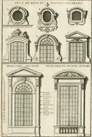 Picture 74 of 280 from Cours d'architecture : qui comprend Les ordres de Vignole, avec des commentaires, les figures & les descriptions de ses plus beaux bâtimens, & de ceux de Michel-Ange, des instructions et des preceptes, & plusieurs nouveaux desseins concernans la distribution & la décoration, la matière & la construction des édifices, la maçonnerie, la charpenterie, la couverture, la serrurerie, la menuiserie, le jardinage, & géneralement tout ce qui regarde l'art de bastir (1738), leaf 218