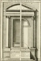 Picture 85 of 280 from Cours d'architecture : qui comprend Les ordres de Vignole, avec des commentaires, les figures & les descriptions de ses plus beaux bâtimens, & de ceux de Michel-Ange, des instructions et des preceptes, & plusieurs nouveaux desseins concernans la distribution & la décoration, la matière & la construction des édifices, la maçonnerie, la charpenterie, la couverture, la serrurerie, la menuiserie, le jardinage, & géneralement tout ce qui regarde l'art de bastir (1738), leaf 248