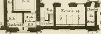 Picture 104 of 280 from Cours d'architecture : qui comprend Les ordres de Vignole, avec des commentaires, les figures & les descriptions de ses plus beaux bâtimens, & de ceux de Michel-Ange, des instructions et des preceptes, & plusieurs nouveaux desseins concernans la distribution & la décoration, la matière & la construction des édifices, la maçonnerie, la charpenterie, la couverture, la serrurerie, la menuiserie, le jardinage, & géneralement tout ce qui regarde l'art de bastir (1738), leaf 286