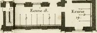 Picture 105 of 280 from Cours d'architecture : qui comprend Les ordres de Vignole, avec des commentaires, les figures & les descriptions de ses plus beaux bâtimens, & de ceux de Michel-Ange, des instructions et des preceptes, & plusieurs nouveaux desseins concernans la distribution & la décoration, la matière & la construction des édifices, la maçonnerie, la charpenterie, la couverture, la serrurerie, la menuiserie, le jardinage, & géneralement tout ce qui regarde l'art de bastir (1738), leaf 286