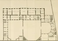 Picture 112 of 280 from Cours d'architecture : qui comprend Les ordres de Vignole, avec des commentaires, les figures & les descriptions de ses plus beaux bâtimens, & de ceux de Michel-Ange, des instructions et des preceptes, & plusieurs nouveaux desseins concernans la distribution & la décoration, la matière & la construction des édifices, la maçonnerie, la charpenterie, la couverture, la serrurerie, la menuiserie, le jardinage, & géneralement tout ce qui regarde l'art de bastir (1738), leaf 307