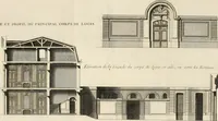 Picture 117 of 280 from Cours d'architecture : qui comprend Les ordres de Vignole, avec des commentaires, les figures & les descriptions de ses plus beaux bâtimens, & de ceux de Michel-Ange, des instructions et des preceptes, & plusieurs nouveaux desseins concernans la distribution & la décoration, la matière & la construction des édifices, la maçonnerie, la charpenterie, la couverture, la serrurerie, la menuiserie, le jardinage, & géneralement tout ce qui regarde l'art de bastir (1738), leaf 311