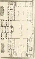 Picture 118 of 280 from Cours d'architecture : qui comprend Les ordres de Vignole, avec des commentaires, les figures & les descriptions de ses plus beaux bâtimens, & de ceux de Michel-Ange, des instructions et des preceptes, & plusieurs nouveaux desseins concernans la distribution & la décoration, la matière & la construction des édifices, la maçonnerie, la charpenterie, la couverture, la serrurerie, la menuiserie, le jardinage, & géneralement tout ce qui regarde l'art de bastir (1738), leaf 312