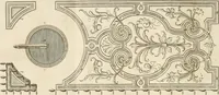An illustration from Cours d'architecture : qui comprend Les ordres de Vignole, avec des commentaires, les figures & les descriptions de ses plus beaux bâtimens, & de ceux de Michel-Ange, des instructions et des preceptes, & plusieurs nouveaux desseins concernans la distribution & la décoration, la matière & la construction des édifices, la maçonnerie, la charpenterie, la couverture, la serrurerie, la menuiserie, le jardinage, & géneralement tout ce qui regarde l'art de bastir (1738)
