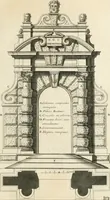 An illustration from Cours d'architecture : qui comprend Les ordres de Vignole, avec des commentaires, les figures & les descriptions de ses plus beaux bâtimens, & de ceux de Michel-Ange, des instructions et des preceptes, & plusieurs nouveaux desseins concernans la distribution & la décoration, la matière & la construction des édifices, la maçonnerie, la charpenterie, la couverture, la serrurerie, la menuiserie, le jardinage, & géneralement tout ce qui regarde l'art de bastir (1738)