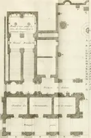 Picture 191 of 280 from Cours d'architecture : qui comprend Les ordres de Vignole, avec des commentaires, les figures & les descriptions de ses plus beaux bâtimens, & de ceux de Michel-Ange, des instructions et des preceptes, & plusieurs nouveaux desseins concernans la distribution & la décoration, la matière & la construction des édifices, la maçonnerie, la charpenterie, la couverture, la serrurerie, la menuiserie, le jardinage, & géneralement tout ce qui regarde l'art de bastir (1738), leaf 474