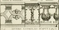 Picture 216 of 280 from Cours d'architecture : qui comprend Les ordres de Vignole, avec des commentaires, les figures & les descriptions de ses plus beaux bâtimens, & de ceux de Michel-Ange, des instructions et des preceptes, & plusieurs nouveaux desseins concernans la distribution & la décoration, la matière & la construction des édifices, la maçonnerie, la charpenterie, la couverture, la serrurerie, la menuiserie, le jardinage, & géneralement tout ce qui regarde l'art de bastir (1738), leaf 524