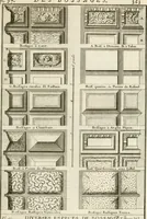 Picture 217 of 280 from Cours d'architecture : qui comprend Les ordres de Vignole, avec des commentaires, les figures & les descriptions de ses plus beaux bâtimens, & de ceux de Michel-Ange, des instructions et des preceptes, & plusieurs nouveaux desseins concernans la distribution & la décoration, la matière & la construction des édifices, la maçonnerie, la charpenterie, la couverture, la serrurerie, la menuiserie, le jardinage, & géneralement tout ce qui regarde l'art de bastir (1738), leaf 526