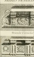 Picture 221 of 280 from Cours d'architecture : qui comprend Les ordres de Vignole, avec des commentaires, les figures & les descriptions de ses plus beaux bâtimens, & de ceux de Michel-Ange, des instructions et des preceptes, & plusieurs nouveaux desseins concernans la distribution & la décoration, la matière & la construction des édifices, la maçonnerie, la charpenterie, la couverture, la serrurerie, la menuiserie, le jardinage, & géneralement tout ce qui regarde l'art de bastir (1738), leaf 530