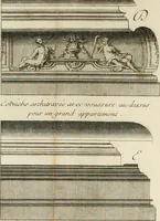 Picture 233 of 280 from Cours d'architecture : qui comprend Les ordres de Vignole, avec des commentaires, les figures & les descriptions de ses plus beaux bâtimens, & de ceux de Michel-Ange, des instructions et des preceptes, & plusieurs nouveaux desseins concernans la distribution & la décoration, la matière & la construction des édifices, la maçonnerie, la charpenterie, la couverture, la serrurerie, la menuiserie, le jardinage, & géneralement tout ce qui regarde l'art de bastir (1738), leaf 539