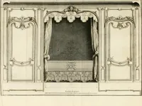 Picture 250 of 280 from Cours d'architecture : qui comprend Les ordres de Vignole, avec des commentaires, les figures & les descriptions de ses plus beaux bâtimens, & de ceux de Michel-Ange, des instructions et des preceptes, & plusieurs nouveaux desseins concernans la distribution & la décoration, la matière & la construction des édifices, la maçonnerie, la charpenterie, la couverture, la serrurerie, la menuiserie, le jardinage, & géneralement tout ce qui regarde l'art de bastir (1738), leaf 577