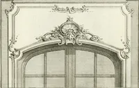 Picture 256 of 280 from Cours d'architecture : qui comprend Les ordres de Vignole, avec des commentaires, les figures & les descriptions de ses plus beaux bâtimens, & de ceux de Michel-Ange, des instructions et des preceptes, & plusieurs nouveaux desseins concernans la distribution & la décoration, la matière & la construction des édifices, la maçonnerie, la charpenterie, la couverture, la serrurerie, la menuiserie, le jardinage, & géneralement tout ce qui regarde l'art de bastir (1738), leaf 582
