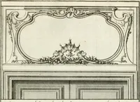 Picture 261 of 280 from Cours d'architecture : qui comprend Les ordres de Vignole, avec des commentaires, les figures & les descriptions de ses plus beaux bâtimens, & de ceux de Michel-Ange, des instructions et des preceptes, & plusieurs nouveaux desseins concernans la distribution & la décoration, la matière & la construction des édifices, la maçonnerie, la charpenterie, la couverture, la serrurerie, la menuiserie, le jardinage, & géneralement tout ce qui regarde l'art de bastir (1738), leaf 588