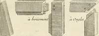 Picture 270 of 280 from Cours d'architecture : qui comprend Les ordres de Vignole, avec des commentaires, les figures & les descriptions de ses plus beaux bâtimens, & de ceux de Michel-Ange, des instructions et des preceptes, & plusieurs nouveaux desseins concernans la distribution & la décoration, la matière & la construction des édifices, la maçonnerie, la charpenterie, la couverture, la serrurerie, la menuiserie, le jardinage, & géneralement tout ce qui regarde l'art de bastir (1738), leaf 600