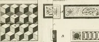 An illustration from Cours d'architecture : qui comprend Les ordres de Vignole, avec des commentaires, les figures & les descriptions de ses plus beaux bâtimens, & de ceux de Michel-Ange, des instructions et des preceptes, & plusieurs nouveaux desseins concernans la distribution & la décoration, la matière & la construction des édifices, la maçonnerie, la charpenterie, la couverture, la serrurerie, la menuiserie, le jardinage, & géneralement tout ce qui regarde l'art de bastir (1738)