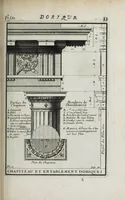 Picture 5 of 55 from Cours d'architecture qui comprend les ordres de Vignole : avec des commentaires, les figures & descriptions de ses plus beaux bâtimens, & de ceux de Michel-Ange ... & tout ce qui regarde l'art de bâtir : avec une ample explication par ordre alphabetique de tous les termes (1691), leaf 137