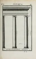Picture 6 of 55 from Cours d'architecture qui comprend les ordres de Vignole : avec des commentaires, les figures & descriptions de ses plus beaux bâtimens, & de ceux de Michel-Ange ... & tout ce qui regarde l'art de bâtir : avec une ample explication par ordre alphabetique de tous les termes (1691), leaf 141