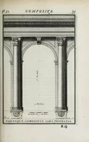 Picture 11 of 55 from Cours d'architecture qui comprend les ordres de Vignole : avec des commentaires, les figures & descriptions de ses plus beaux bâtimens, & de ceux de Michel-Ange ... & tout ce qui regarde l'art de bâtir : avec une ample explication par ordre alphabetique de tous les termes (1691), leaf 181