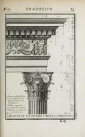 Picture 12 of 55 from Cours d'architecture qui comprend les ordres de Vignole : avec des commentaires, les figures & descriptions de ses plus beaux bâtimens, & de ceux de Michel-Ange ... & tout ce qui regarde l'art de bâtir : avec une ample explication par ordre alphabetique de tous les termes (1691), leaf 189