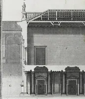 Picture 42 of 55 from Cours d'architecture qui comprend les ordres de Vignole : avec des commentaires, les figures & descriptions de ses plus beaux bâtimens, & de ceux de Michel-Ange ... & tout ce qui regarde l'art de bâtir : avec une ample explication par ordre alphabetique de tous les termes (1691), leaf 474