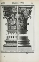 Picture 45 of 55 from Cours d'architecture qui comprend les ordres de Vignole : avec des commentaires, les figures & descriptions de ses plus beaux bâtimens, & de ceux de Michel-Ange ... & tout ce qui regarde l'art de bâtir : avec une ample explication par ordre alphabetique de tous les termes (1691), leaf 489