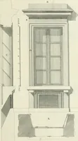 An illustration from Cours de géométrie pratique, d'architecture militaire, de perspective et de paysage : avec un dictionnaire des termes de l'architecture, dirigés relativement aux connoissances essentielles que doivent avoir, dans ces quatre premiers genres d'étude du dessein, les jeunes gentilshommes destinés à l'etat militaire (1773)