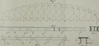 An illustration from A course on the stresses in bridge and roof trusses, arched ribs and suspension bridges (1904)