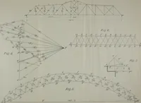 An illustration from A course on the stresses in bridge and roof trusses, arched ribs and suspension bridges (1904)