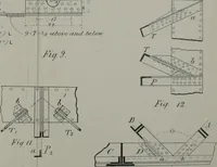 An illustration from A course on the stresses in bridge and roof trusses, arched ribs and suspension bridges (1904)