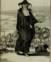 Picture 47 of 96 from Courte description des ordres des femmes & filles religieuses. Contenant une petite relation de leur origine, de leur progrés, & de leur confirmation. Avec les figures de leurs habits, gravez (1691), leaf 104