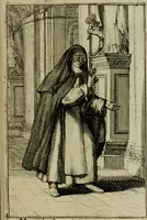 Picture 61 of 96 from Courte description des ordres des femmes & filles religieuses. Contenant une petite relation de leur origine, de leur progrés, & de leur confirmation. Avec les figures de leurs habits, gravez (1691), leaf 132