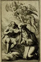An illustration from Courte description des ordres des femmes & filles religieuses. Contenant une petite relation de leur origine, de leur progrés, & de leur confirmation. Avec les figures de leurs habits, gravez (1691)