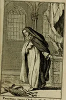 Picture 63 of 96 from Courte description des ordres des femmes & filles religieuses. Contenant une petite relation de leur origine, de leur progrés, & de leur confirmation. Avec les figures de leurs habits, gravez (1691), leaf 136