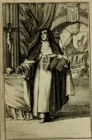 Picture 64 of 96 from Courte description des ordres des femmes & filles religieuses. Contenant une petite relation de leur origine, de leur progrés, & de leur confirmation. Avec les figures de leurs habits, gravez (1691), leaf 138
