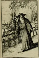 Picture 87 of 96 from Courte description des ordres des femmes & filles religieuses. Contenant une petite relation de leur origine, de leur progrés, & de leur confirmation. Avec les figures de leurs habits, gravez (1691), leaf 184