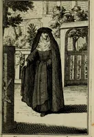 Picture 23 of 96 from Courte description des ordres des femmes & filles religieuses. Contenant une petite relation de leur origine, de leur progrés, & de leur confirmation. Avec les figures de leurs habits, gravez (1691), leaf 56