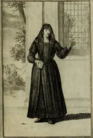 Picture 24 of 96 from Courte description des ordres des femmes & filles religieuses. Contenant une petite relation de leur origine, de leur progrés, & de leur confirmation. Avec les figures de leurs habits, gravez (1691), leaf 58