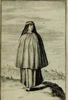 An illustration from Courte description des ordres des femmes & filles religieuses. Contenant une petite relation de leur origine, de leur progrés, & de leur confirmation. Avec les figures de leurs habits, gravez (1691)