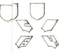 An illustration from Courtenay family armorial, containing over two hundred coats of arms taken from those at Powderham Castle, with explanatory notes (1896)