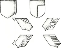 An illustration from Courtenay family armorial, containing over two hundred coats of arms taken from those at Powderham Castle, with explanatory notes (1896)
