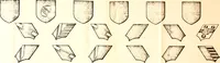 An illustration from Courtenay family armorial, containing over two hundred coats of arms taken from those at Powderham Castle, with explanatory notes (1896)