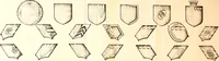 Picture 20 of 32 from Courtenay family armorial, containing over two hundred coats of arms taken from those at Powderham Castle, with explanatory notes (1896), leaf 48