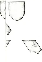 An illustration from Courtenay family armorial, containing over two hundred coats of arms taken from those at Powderham Castle, with explanatory notes (1896)