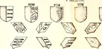An illustration from Courtenay family armorial, containing over two hundred coats of arms taken from those at Powderham Castle, with explanatory notes (1896)