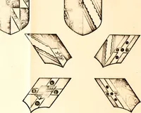 An illustration from Courtenay family armorial, containing over two hundred coats of arms taken from those at Powderham Castle, with explanatory notes (1896)