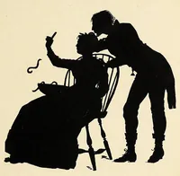 Picture 5 of 6 from The courtin' (1874), leaf 55